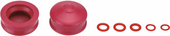 Ersatz-Dichtungen für Pro Bleed Kit, JAGWIRE
Geeignet für Mineralöl (rote Dichtungen)
Farbe: Rot, VE: 1 Set - Produktbild - 2