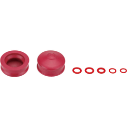 Ersatz-Dichtungen für Pro Bleed Kit, JAGWIRE
Geeignet für Mineralöl (rote Dichtungen)
Farbe: Rot, VE: 1 Set - Produktbild - 4