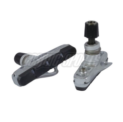Bremsschuhe Cross Pro Cartridge für V-Brake, JAGWIRE
Farbe: Silber, Gewicht: 47,9 g, VE: 1 Paar - Produktbild - 5