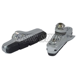 Bremsschuhe Road Pro Cartridge für SHIMANO, JAGWIRE
Kompatibel mit Shimano/SRAM
Farbe: Silber, Gewicht: 32,8g, VE: 1 Paar - Produktbild - 1
