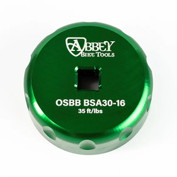 Innenlager-Werkzeug für BSA30 16 Zähne, Abbey Bike Tools
Farbe: Grün, VE: 1 St. - Produktbild - 1 Innenlager-Werkzeug für BSA30 16 Zähne, Abbey Bike Tools
Farbe: Grün, VE: 1 St. - Produktbild - 1