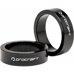 Ahead Spacer Alu 1 1/8 Zoll VE 10, PROCRAFT
Größe: 10 mm 1 1/8 Zoll, Farbe: schwarz, Gewicht: 96 g, VE: VE 10 - Produktbild - 1