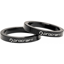Ahead Spacer Alu 1 1/8 Zoll VE 10, PROCRAFT
Größe: 5 mm 1 1/8 Zoll, Farbe: schwarz, Gewicht: 47 g, VE: VE 10 - Produktbild - 1