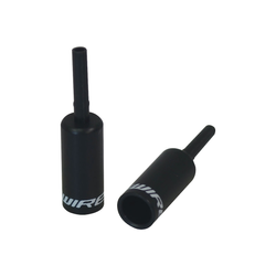 Endkappen Lined für Bremszugaußenhülle, JAGWIRE
Aluminium, passend für Ø 5 mm Bremszugaußenhüllen
Größe: Ø 5 mm, Farbe: Schwarz, VE: 50 Stk. - Produktbild - 1