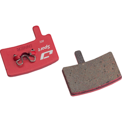Jagwire Bremsbeläge Disc Sport Semi-Metallic für HAYES Stroker Trail/Carbon/Gram, rot, 24g, 1 Paar - Produktbild - 1