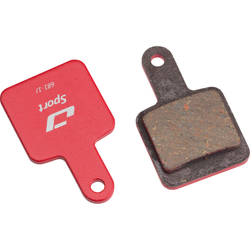 Bremsbeläge Disc Sport Semi-Metallic für SHIMANO, TEKTRO/TRP, RST, RIDEREVER, PROMAX, JAGWIRE
U. a. für TEKTRO Volans, Auriga; TRP Parabox
Farbe: Rot, VE: 1 Paar - Produktbild - 1