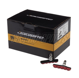 Bremsschuhe Mountain Sport für V-Brake Werkstattverpackung, JAGWIRE
Asymmetrisch
Farbe: Rot, Gewicht: 58,5g, VE: 25 Stk. - Produktbild - 3