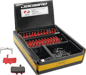 Bremsbeläge Disc Sport Semi-Metallic Werkstattverpackung, JAGWIRE, Passend für: siehe Beschreibung, Farbe: Rot, VE: 25 Paar - Produktbild - 3