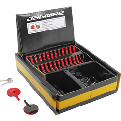 Bremsbeläge Disc Sport Semi-Metallic Werkstattverpackung, JAGWIRE
Passend für: siehe Beschreibung
Farbe: Rot, VE: 25 Paar - Produktbild - 3