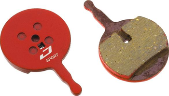 Bremsbeläge Disc Sport Semi-Metallic Werkstattverpackung, JAGWIRE
Passend für: siehe Beschreibung
Farbe: Rot, VE: 25 Paar - Produktbild - 1