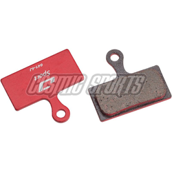 Jagwire Bremsbeläge Disc Sport Semi-Metallic Rot kompatibel mit SHIMANO 2-Kolben XTR Deore XT SLX Alfine TEKTRO TRP RST RIDEREVER PROMAX – 1 Paar - Produktbild - 1