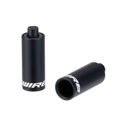Jagwire Endkappen hooded Aluminium für Schaltzugaußenhüllen Ø 4 mm schwarz 30 Stück - Produktbild - 3