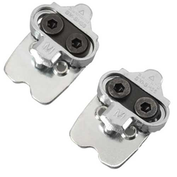 Shimano SM-SH56 SPD-Cleats mit Mehrfachausstieg, silber, mit Schrauben - Produktbild - 2