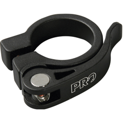 PRO Sattelstützenklemmschelle mit Schnellspanner 28,6 mm Schwarz - Produktbild - 1