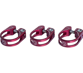 Sattelstützenschelle Rot 31,8 Rot, Alu, Lightweight Design - Produktbild - 2