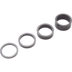 PRO Spacer-Set 3K Carbon 1 1/8" 3,5,10,15 mm - Produktbild - 1