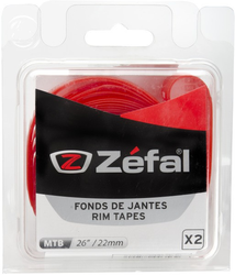 FA003576325-0-228010.jpg Zefal Felgenband MTB 26 Zoll 22 mm Rot Pair PVC Soft optimal Schutz - Produktbild - 1