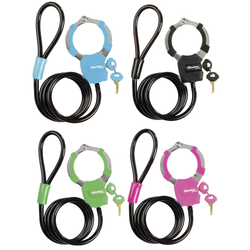 FA003550275-228589-228589.jpg Master Lock Spiralschloss Schelle 8275 bunt Schwarz Blau Grün Rosa - Produktbild - 1