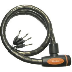 Master Lock Kabelschloss 8228 PanzR Dunkelgrau 18 mm x 1000 mm Schlüssel - Produktbild - 1 Master Lock Kabelschloss 8228 PanzR Dunkelgrau 18 mm x 1000 mm Schlüssel - Produktbild - 1