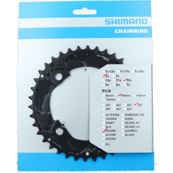 SHIMANO Kettenblatt DEORE FC-M617 38 Zähne - Produktbild - 1