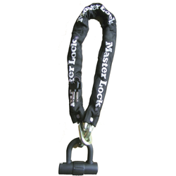 Master Lock Kettenschloss 8234 Schwarz 10 mm x 900 mm Schlüssel - Produktbild - 1