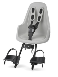 Bobike ONE Mini Front-Kindersitz Snow White für Fahrrad bis 15 kg Sitzhöhe 31 cm sicher - Produktbild - 1