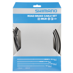 SHIMANO Bremszug-Set Road SIL-TEC beschichtet Schwarz - Produktbild - 1