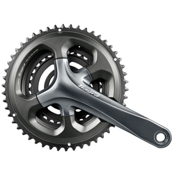 SHIMANO Kurbelgarnitur TIAGRA FC-4703 10-fach 172,5 mm 50-39-30 Zähne Grau - Produktbild - 1