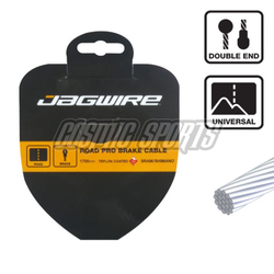 Bremszug Road & Mountain Basic Stahl verzinkt, JAGWIRE
Kompatibel mit Shimano/SRAM
Größe: 1.6 x 2795 mm, Farbe: Silber, VE: 1 Stk. - Produktbild - 1