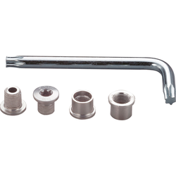 Kettenblattschraubenset MTB 4-Arm, FSA
Für 3-fach Kurbelgarnituren
Größe: 12-teilig, Farbe: Silber, VE: 1 Set - Produktbild - 1