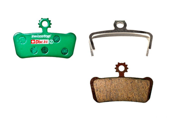Bremsbeläge Disc 31 C, SwissStop
Farbe: Grün, VE: 2 Stk./1 Paar - Produktbild - 2