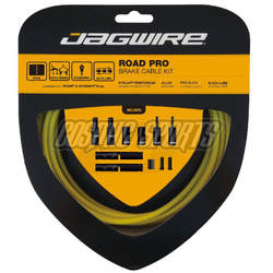 Jagwire Road Pro Bremszugset kompatibel mit SRAM Shimano Gelb 1 Set - Produktbild - 1