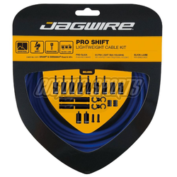 Schaltzugset Road & Mountain Pro 2x, JAGWIRE
Kompatibel mit SRAM/Shimano
Farbe: SID-Blau, VE: 1 Set - Produktbild - 1