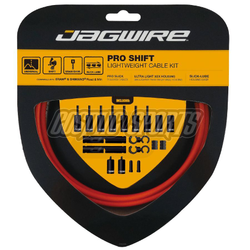 Schaltzugset Road & Mountain Pro 2x, JAGWIRE
Kompatibel mit SRAM/Shimano
Farbe: Orange, VE: 1 Set - Produktbild - 1