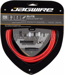 Schaltzugset Road & Mountain Elite Sealed 2x, JAGWIRE
Kompatibel mit SRAM/Shimano
Farbe: Rot, VE: 1 Set - Produktbild - 1