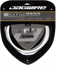 Jagwire Bremszugset Road Elite Sealed weiß kompatibel SRAM Shimano 1 Set - Produktbild - 1