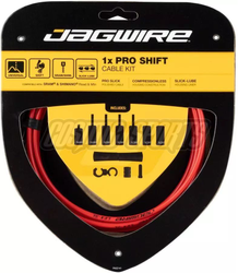 JA8112-RED-01-233137-233137.jpg Jagwire Road & Mountain Pro 1x Schaltzugset Rot kompatibel mit SRAM und Shimano - Produktbild - 1