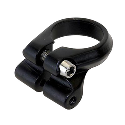M-Wave Sattelklemmschelle Alu 34,9 mm schwarz für sichere Sitzrohrbefestigung - Produktbild - 2