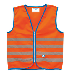 Sicherheitsweste Wowow Fun Jacket für Kinder orange mit Refl.-StreifenGr.L - Produktbild - 1