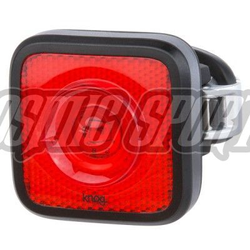 Knog Blinder MOB Fahrradlampe, StVZO, rote LED, black/black (8 Lumen) - Produktbild - 1