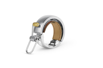 Knog Oi Luxe Large Fahrradklingel, 23.8 <br>- 31.8mm, silver - Produktbild - 2