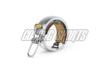 Knog Oi Luxe Large Fahrradklingel, 23.8 <br>- 31.8mm, silver - Produktbild - 1