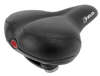 VELO SAFETY Fahrradsattel O-Zone Base Cut 265x240 mm schwarz ergonomisch sicher komfortabel - Produktbild - 1 VELO SAFETY Fahrradsattel O-Zone Base Cut 265x240 mm schwarz ergonomisch sicher komfortabel - Produktbild - 1