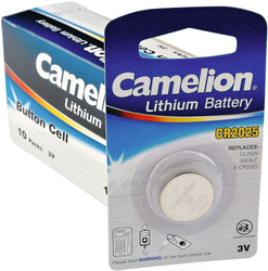Knopfzellen 3V CR 2025, Camelion
CR 2025
VE: VE 10 - Produktbild - 1