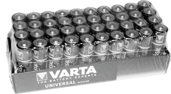 Batterie AA Mignon LR 6, VARTA
AA, 40er-Pack
VE: 40 Stk. - Produktbild - 1