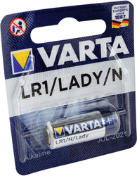 Batterie LR1 1.5V Varta Alkaline Lady, VARTA
LR 1, Size N
VE: VE 10 - Produktbild - 1