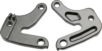 Ausfallende Varia rechts, MCG PARTS
variables Ausfallende  MIT Schaltauge  passend für UMF Hardy, Freddy &amp  CENTURION H'Bock, S'Bock  auch passend für Merida &amp  Centurion E-Bikes mit Kettenschaltung
Farbe: schwarz, VE: 1 Stk. - Produktbild - 1