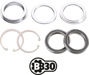FSA BB-OS7000 MTB Innenlager BB30 68/73 mm Edelstahl-Lager 30 mm Silber 63 g - Produktbild - 1