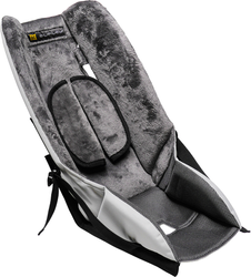Burley Baby Snuggler Sitzeinlage Grau – Komfortable Polsterung für Kinderanhänger - Produktbild - 3