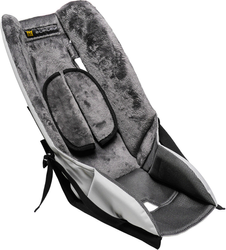 Burley Baby Snuggler Sitzeinlage Grau – Komfortable Polsterung für Kinderanhänger - Produktbild - 2